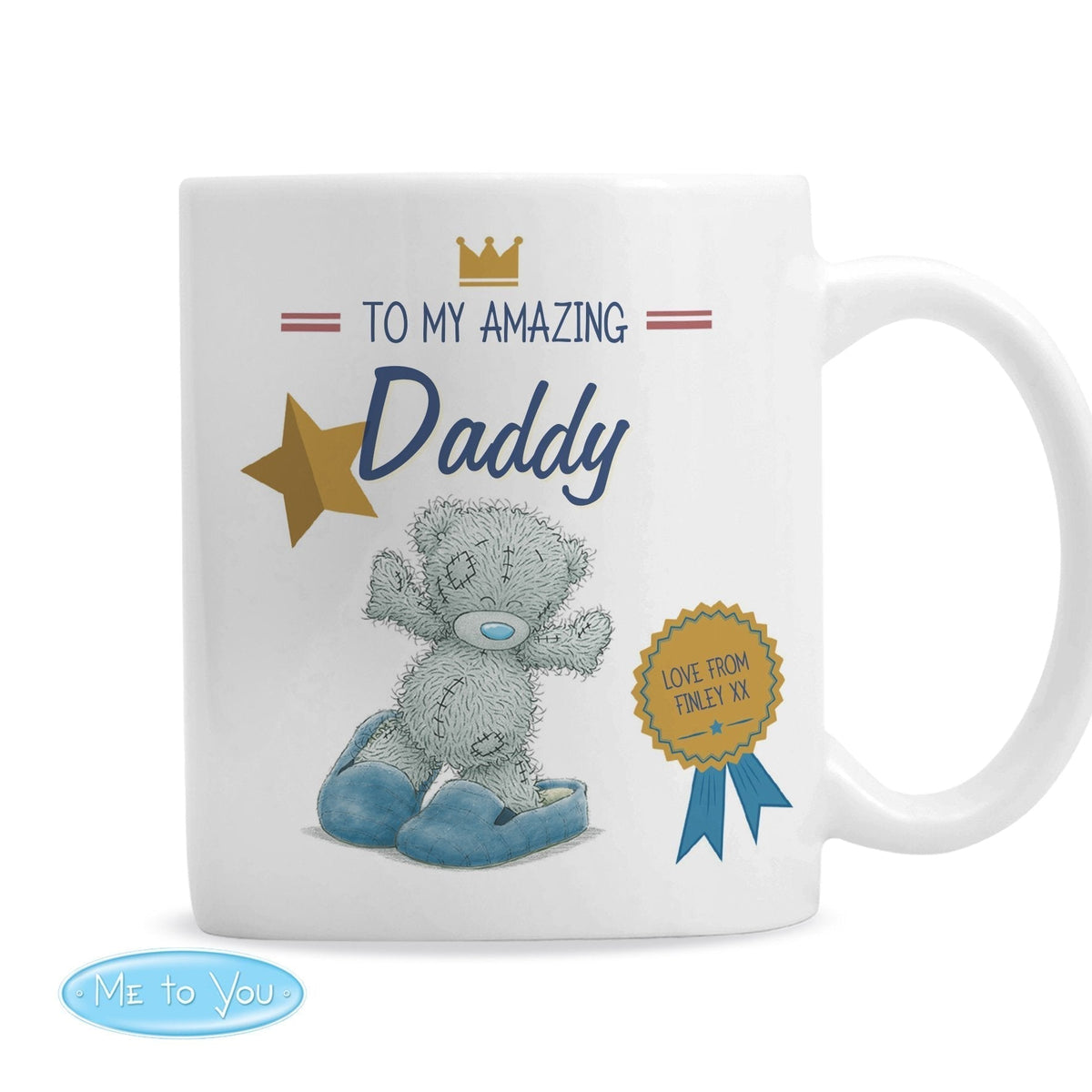 Personalised Me To You Slippers Mug