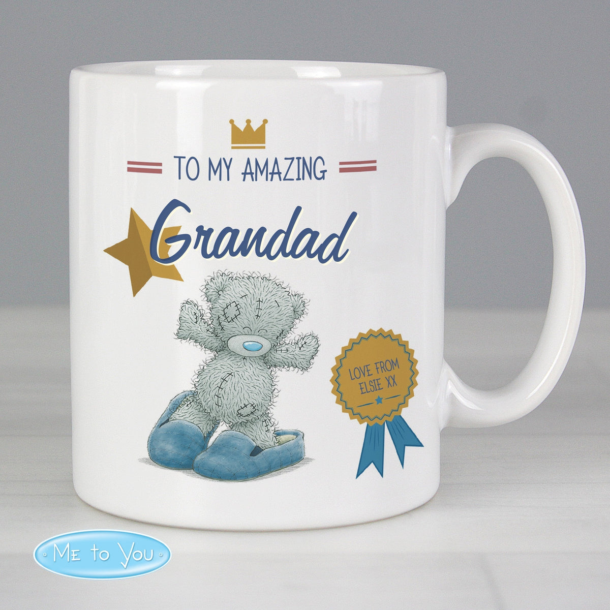 Personalised Me To You Slippers Mug
