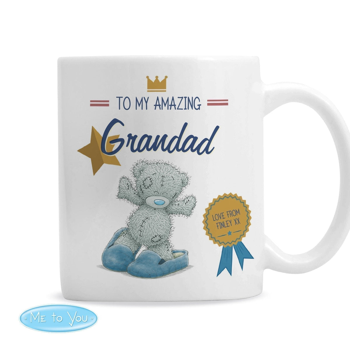 Personalised Me To You Slippers Mug