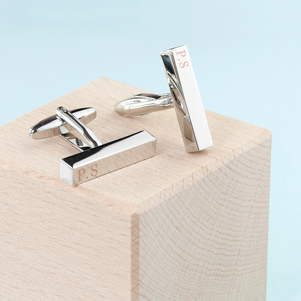Personalised Bar Cufflinks