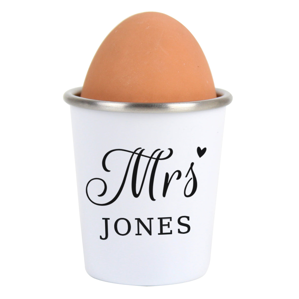 Personalised Mrs Egg Cup