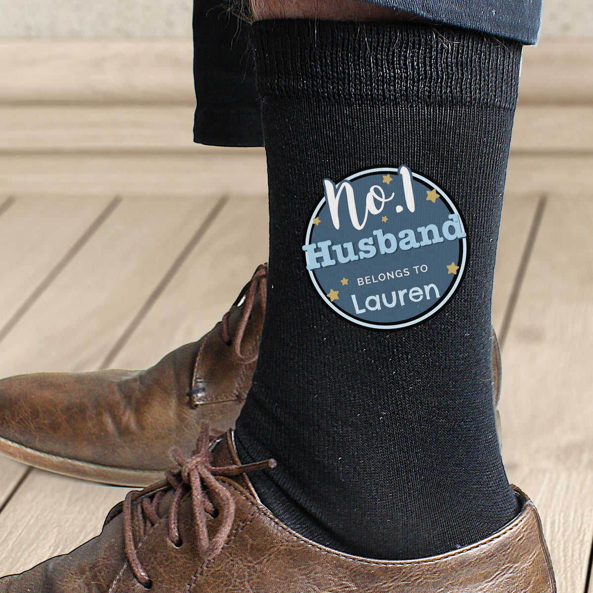 Personalised No.1 Mens Socks