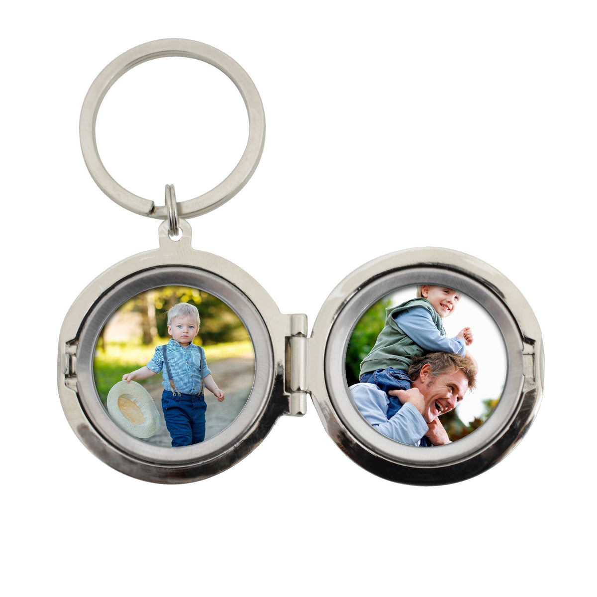 Personalised No1 Dad Photo Keyring