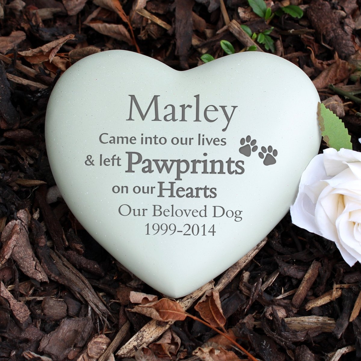 Personalised Pet Memorial Heart