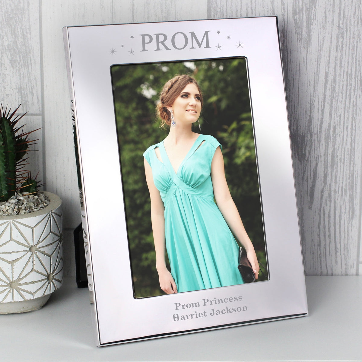Personalised Prom Night 4x6 Inch Silver Photo Frame