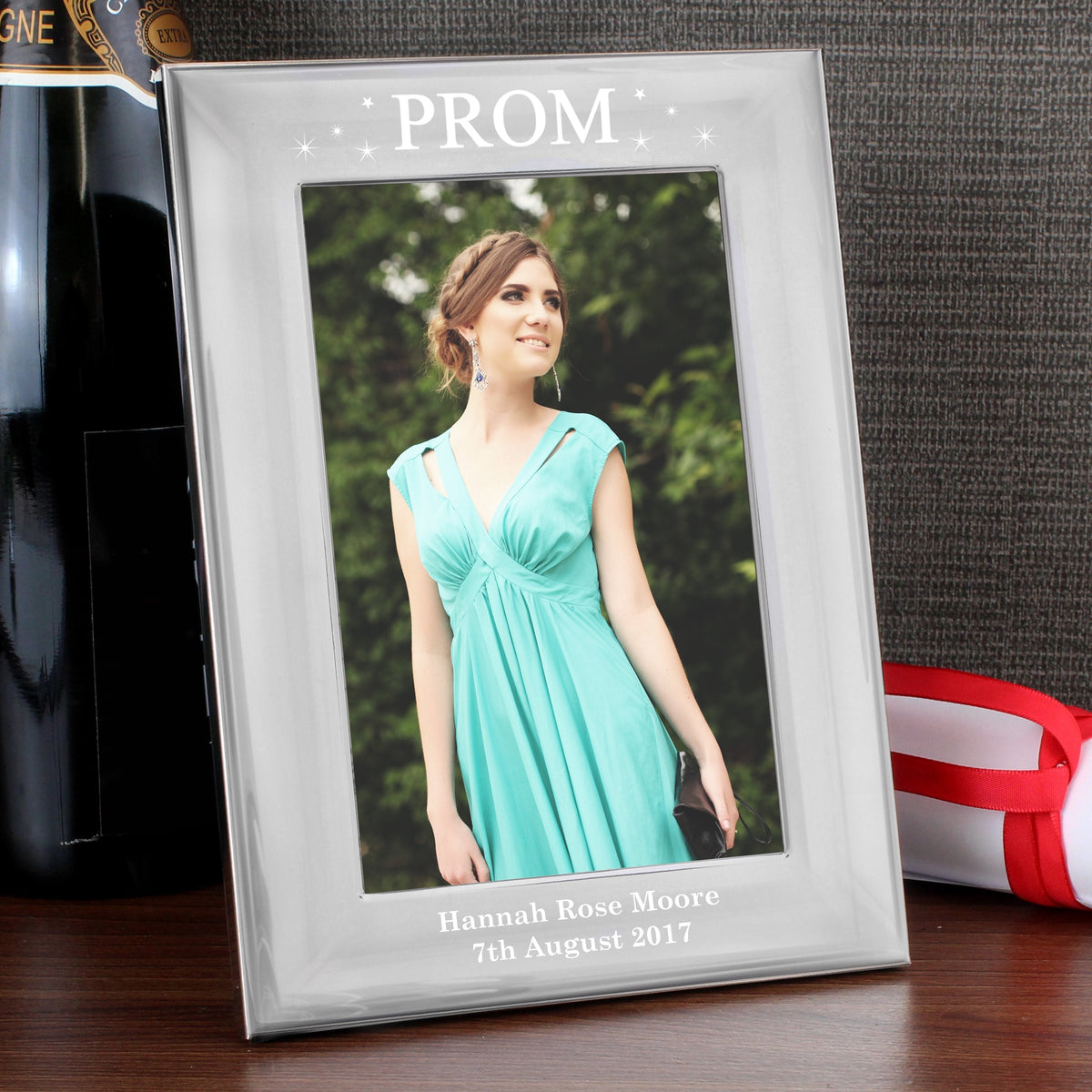 Personalised Prom Night 4x6 Inch Silver Photo Frame
