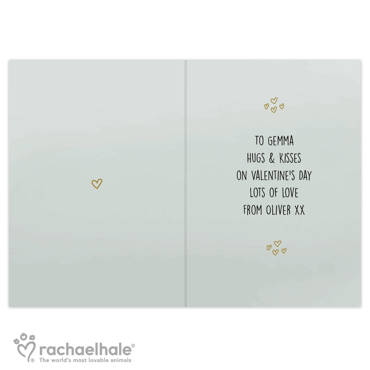 Personalised Rachael Hale Adorable Face Card