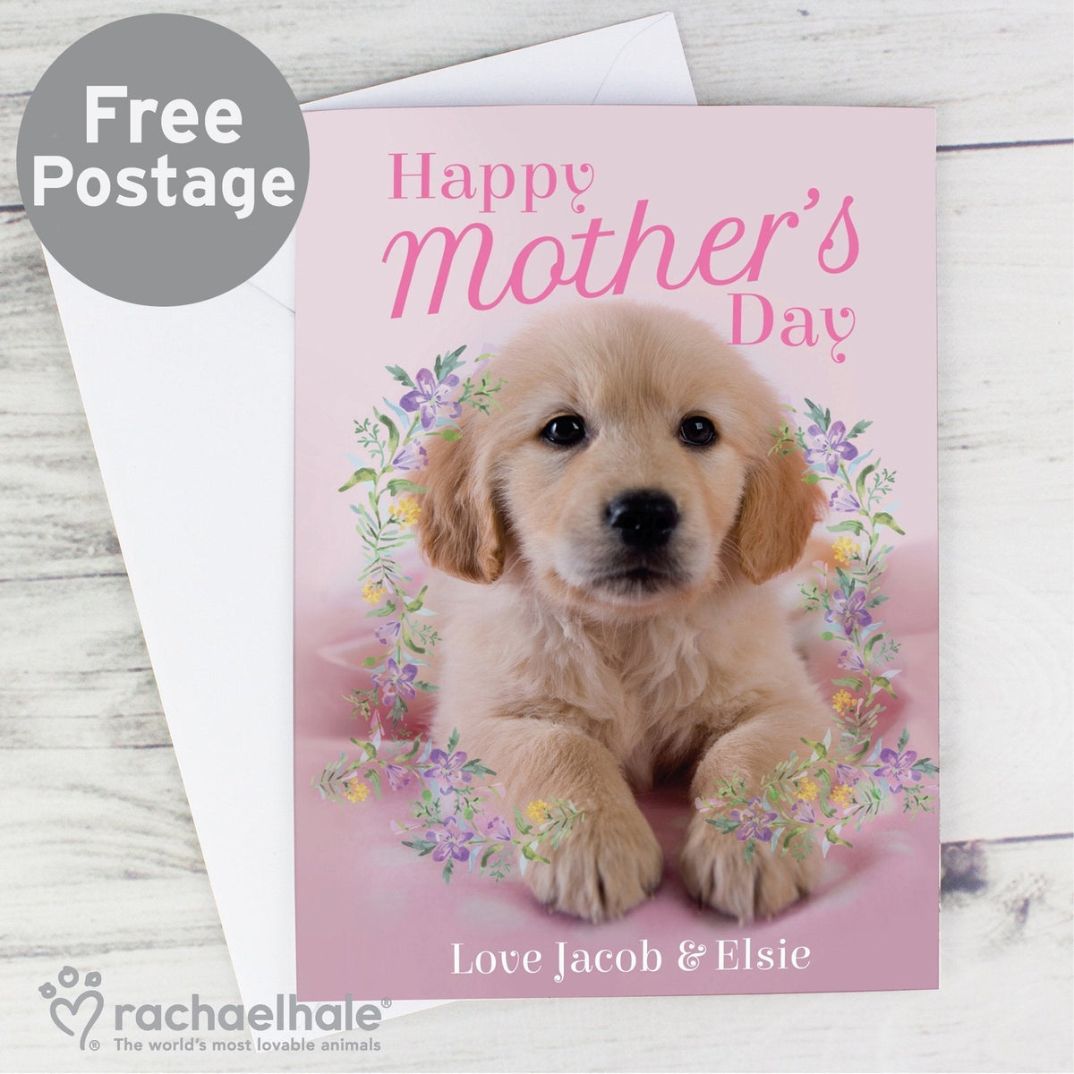 Personalised Rachael Hale 'Happy Mother's Day' Card