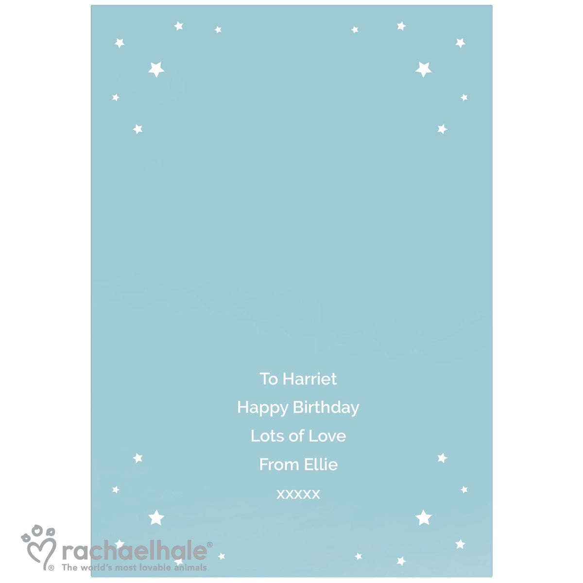 Personalised Rachael Hale Purr-Fect Birthday Card