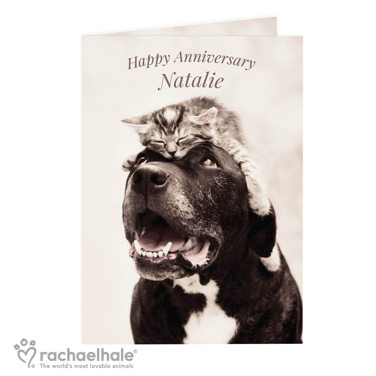 Personalised Rachael Hale Puurfect Pair Card