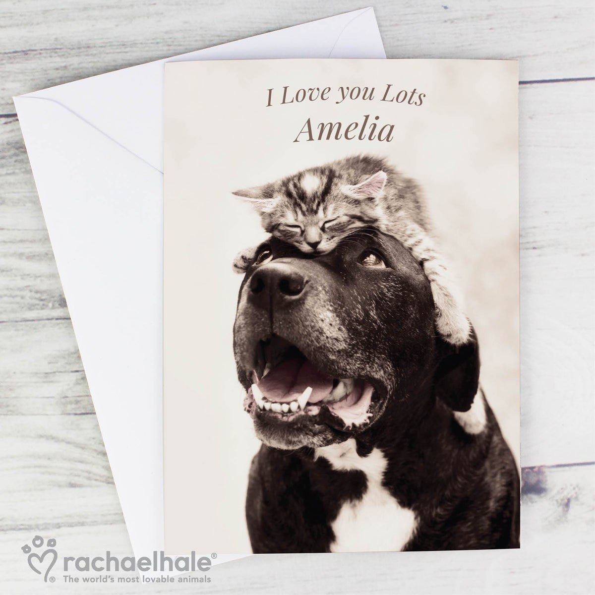 Personalised Rachael Hale Puurfect Pair Card