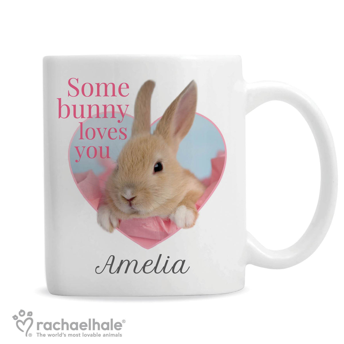 Personalised Rachael Hale 'some Bunny' Mug
