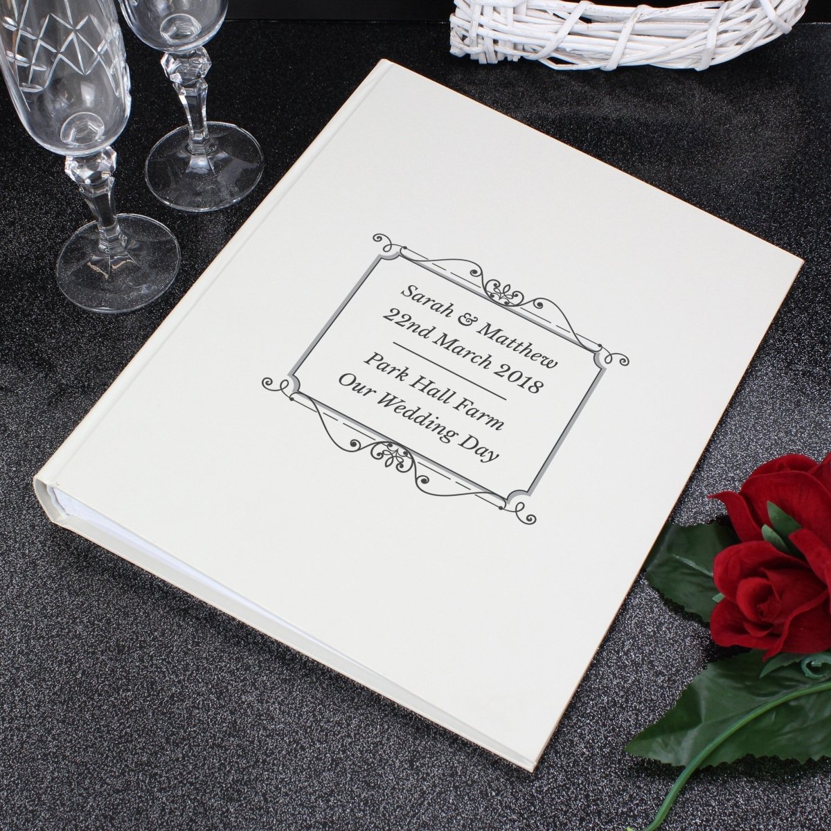 Personalised Silver Album With Sleeves