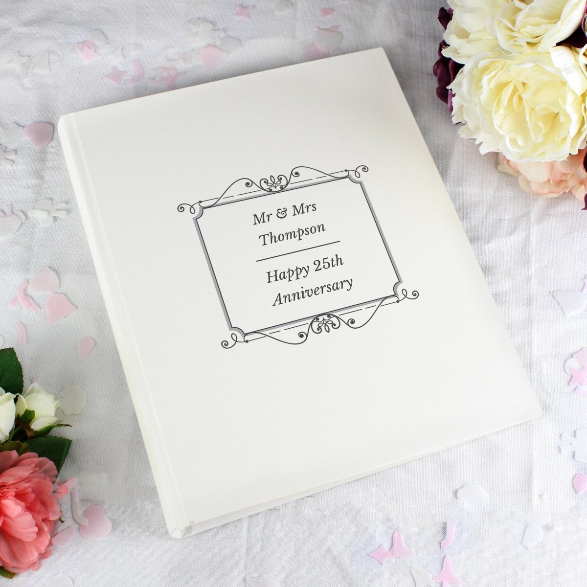 Personalised Silver Album With Sleeves