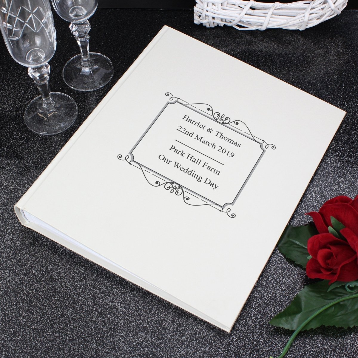 Personalised Silver Traditional Album