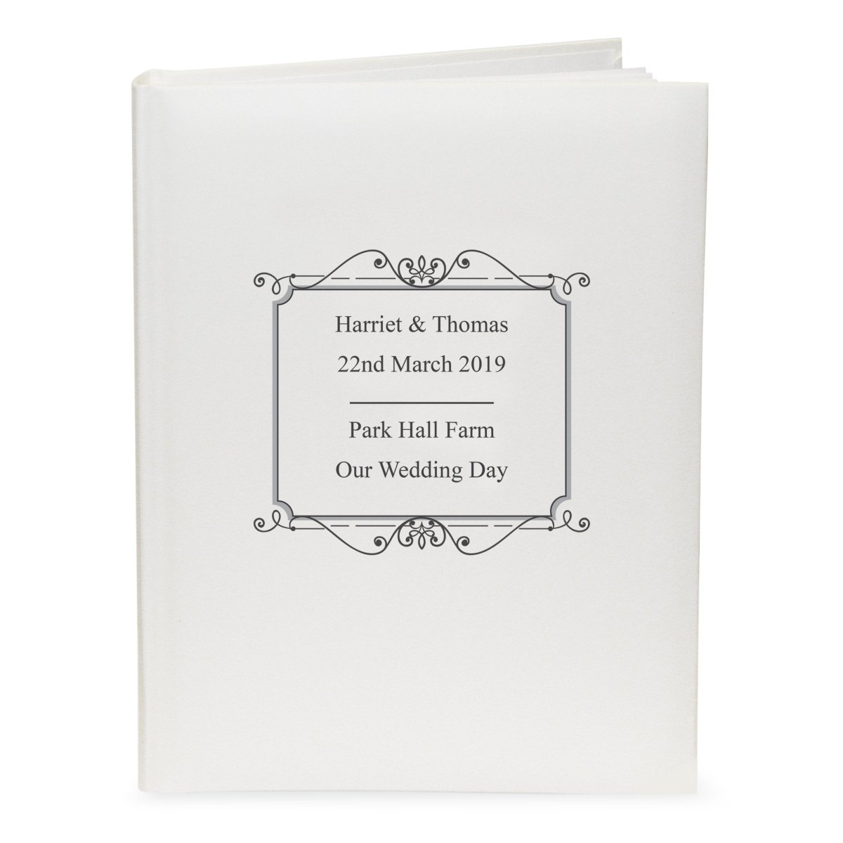 Personalised Silver Traditional Album