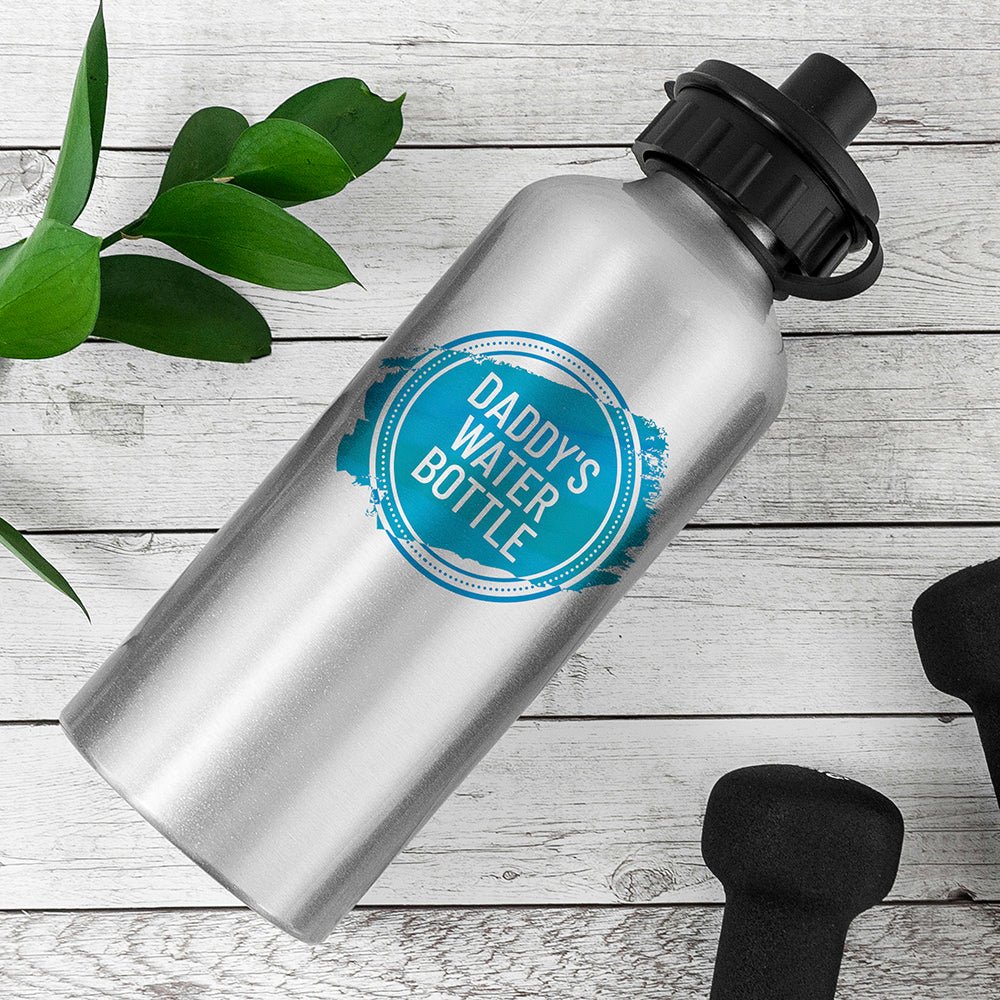 Personalised Silver Water Bottle