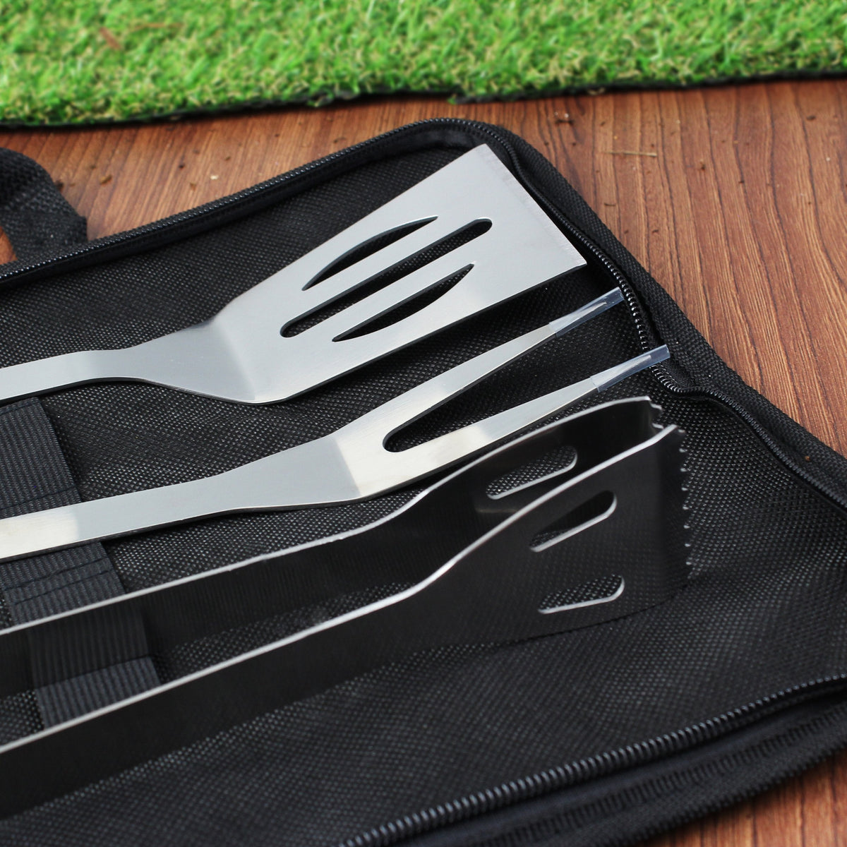 Personalised Stamp Stainless Steel Bbq Kit