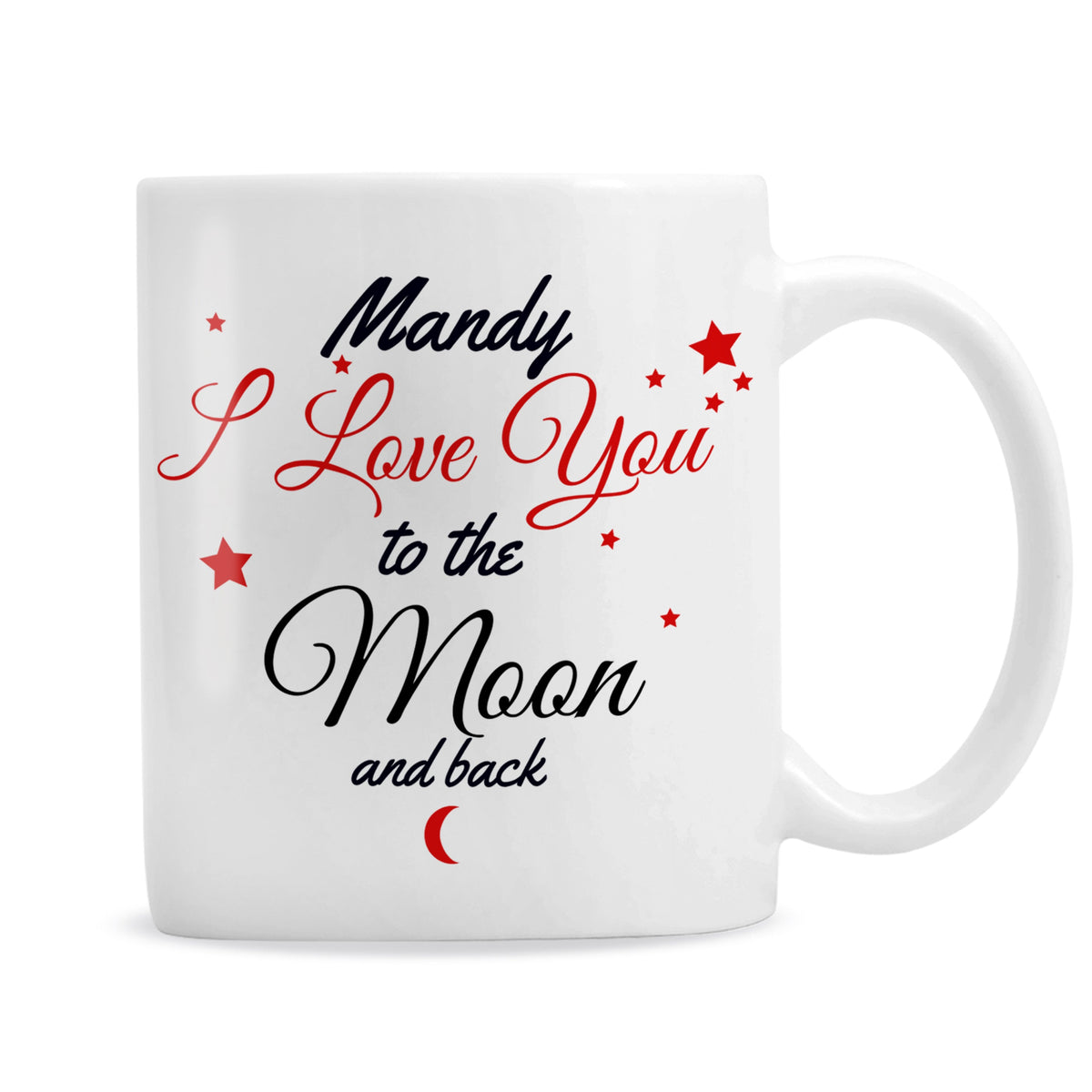Personalised To The Moon And Back Mug