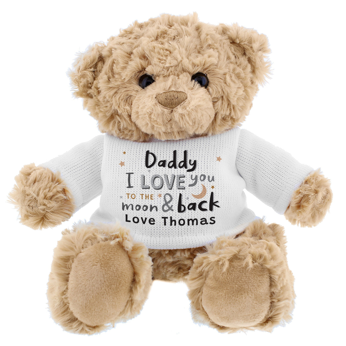 Personalised To The Moon And Back Teddy Bear