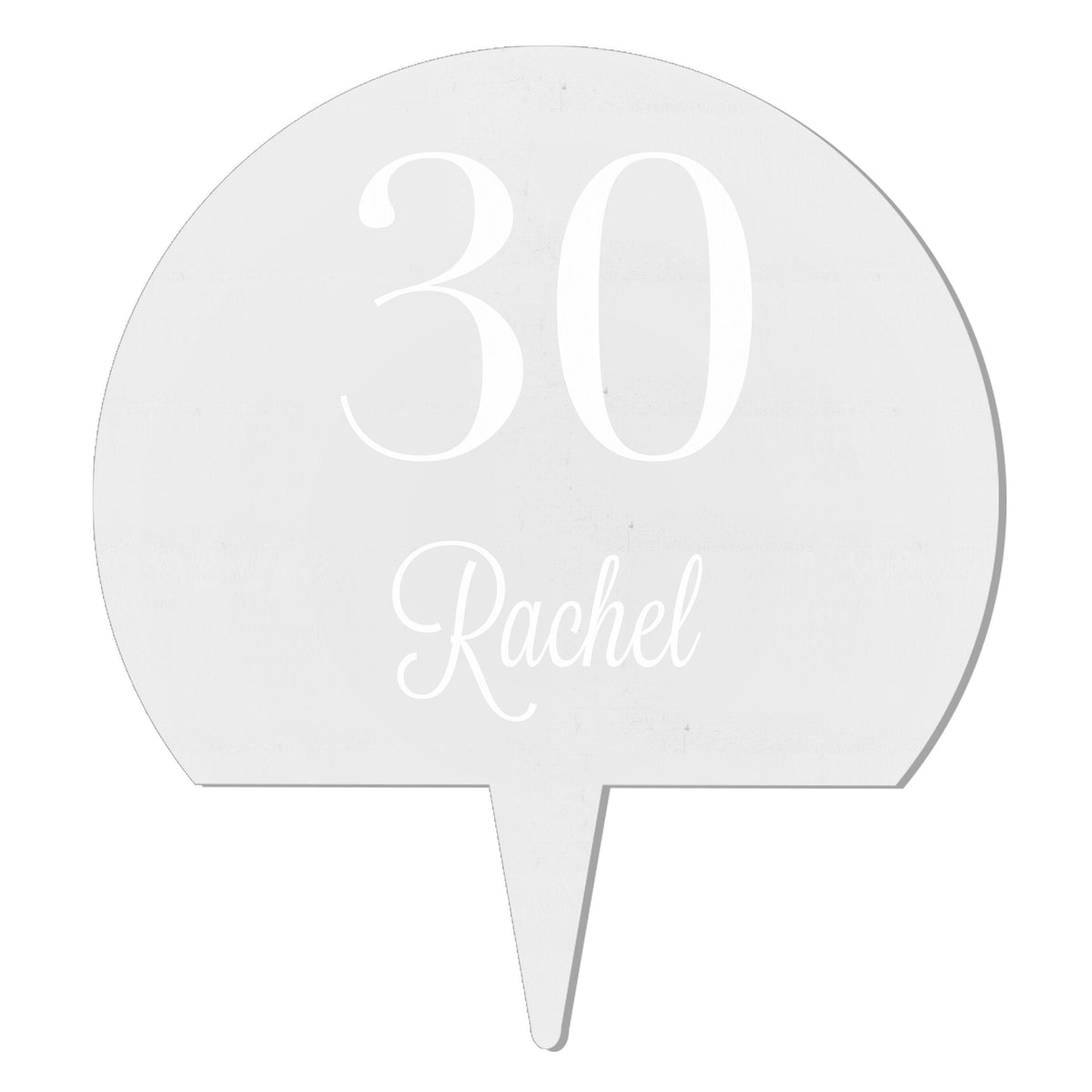 Personalised Traditional Birthday Big Age Cake Topper