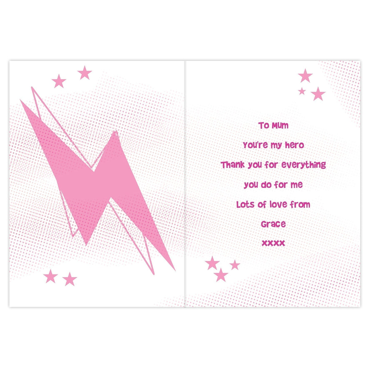 Personalised Wonder Womum Card