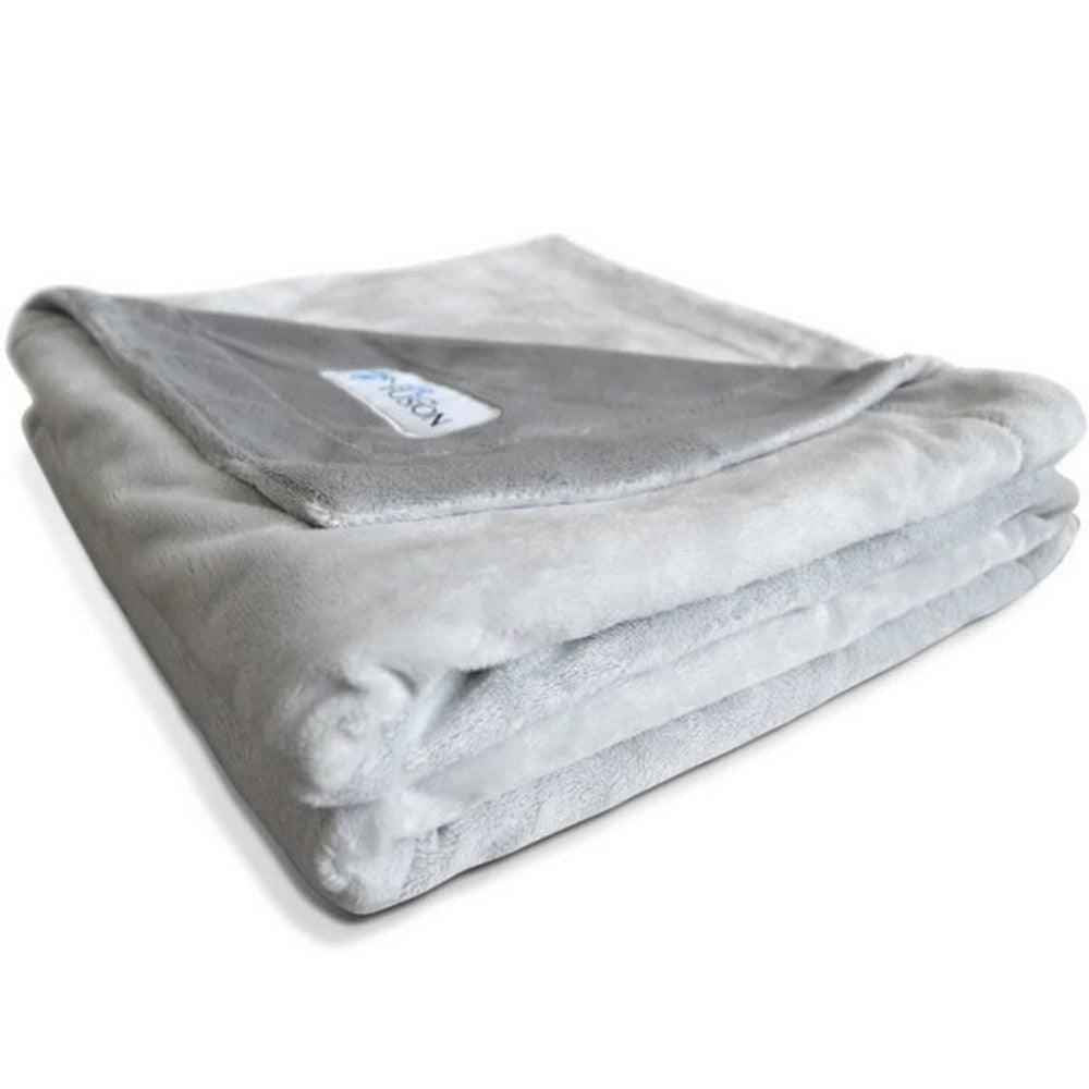 PetFusion Premium Pet Blanket XL 152x122cm Gray Reversible Micro Plush