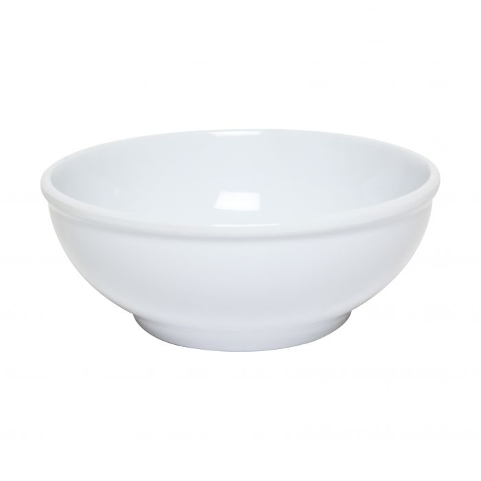 White Melamine Pho Bowl 23.5cm - 2.6L NSF Certified - Pack of 12