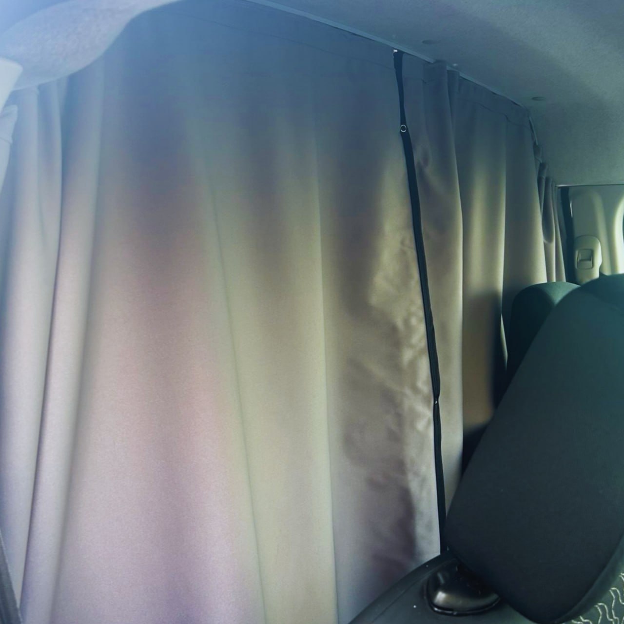 For Mercedes Vito Cab Divider Curtain Kit with Rail Premium Quality - Van-X