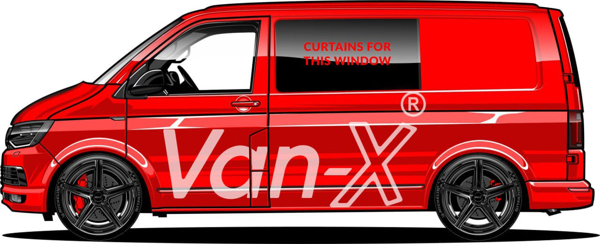 For Vauxhall Vivaro Blackout Camper Curtains Black/Grey - Create Your Own Bundle | Van-X