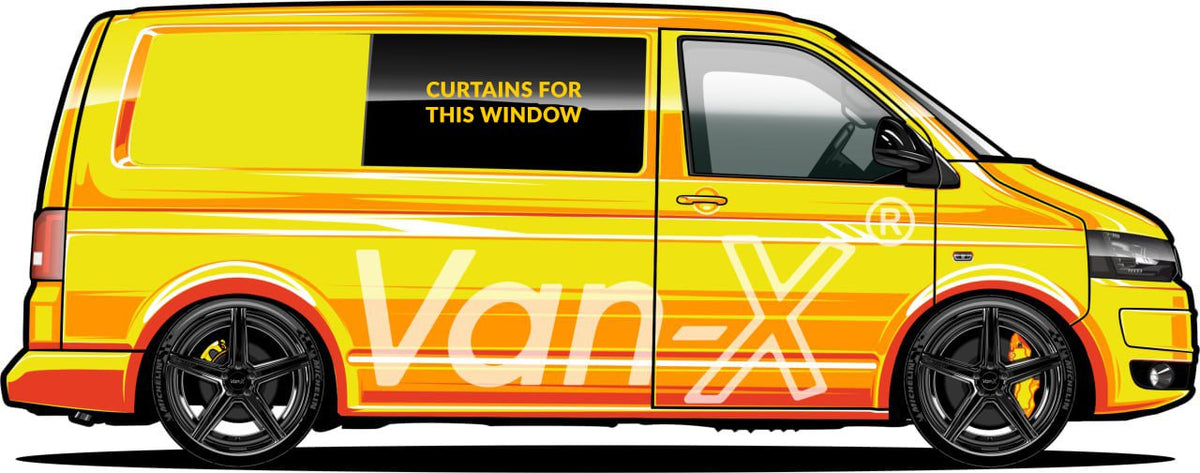 For VW T3 Transporter Blackout Camper Curtains Black/Grey - Create Your Own Bundle | Van-X