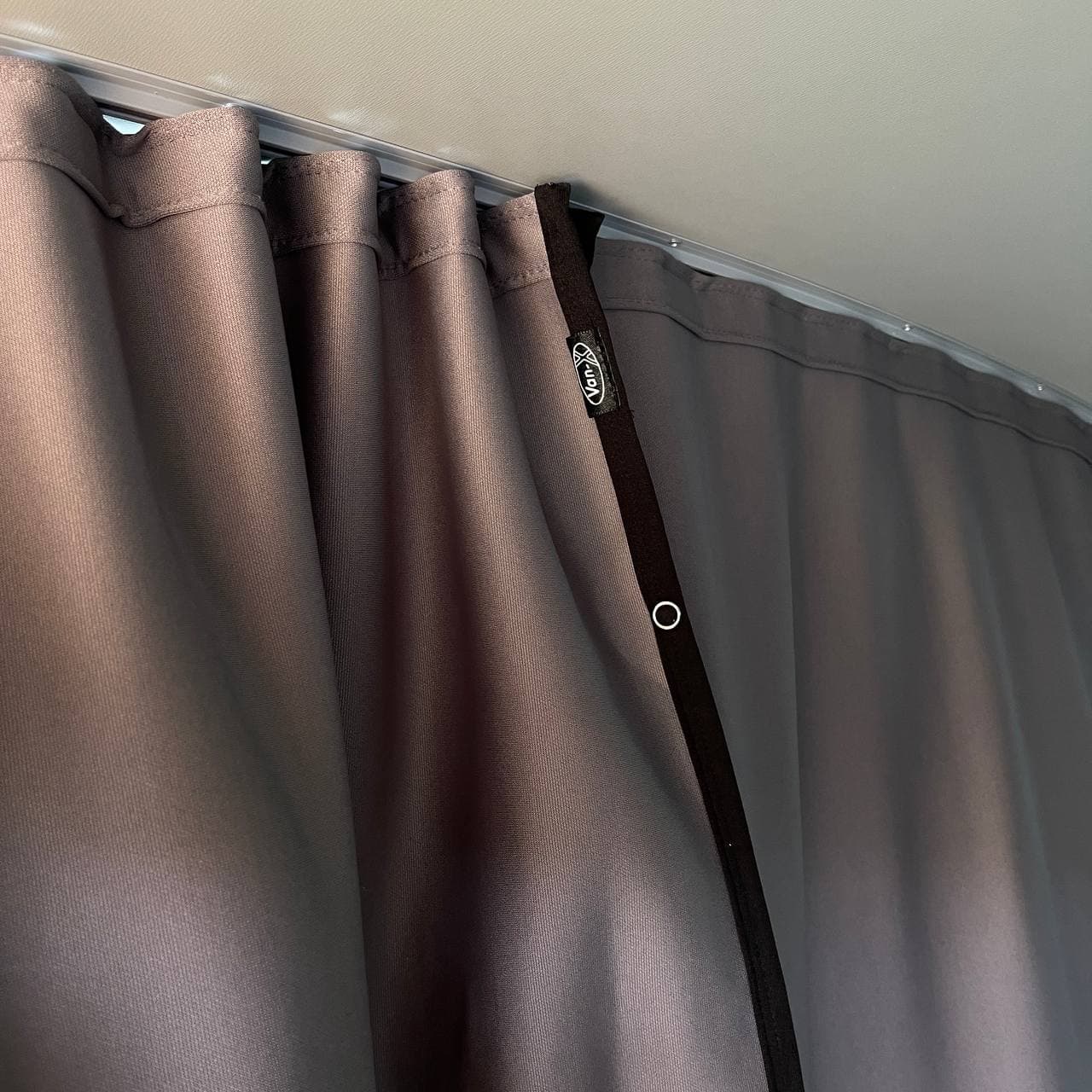 For Mercedes Vito Cab Divider Curtain Kit with Rail Premium Quality - Van-X
