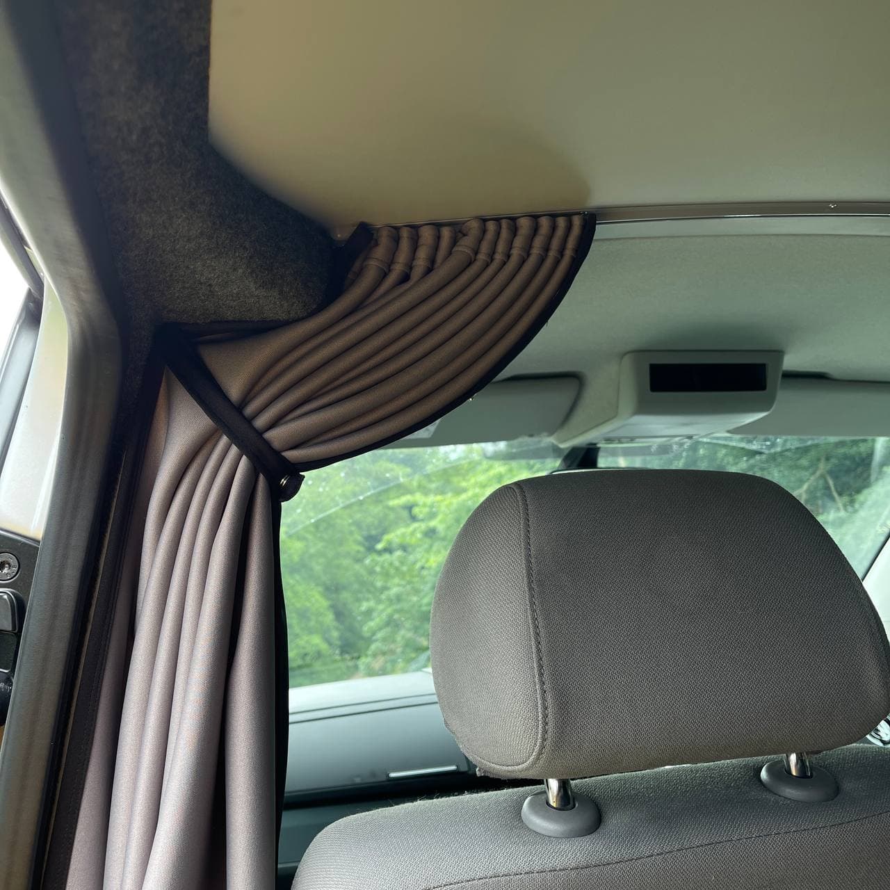 For Mercedes Vito Cab Divider Curtain Kit with Rail Premium Quality - Van-X