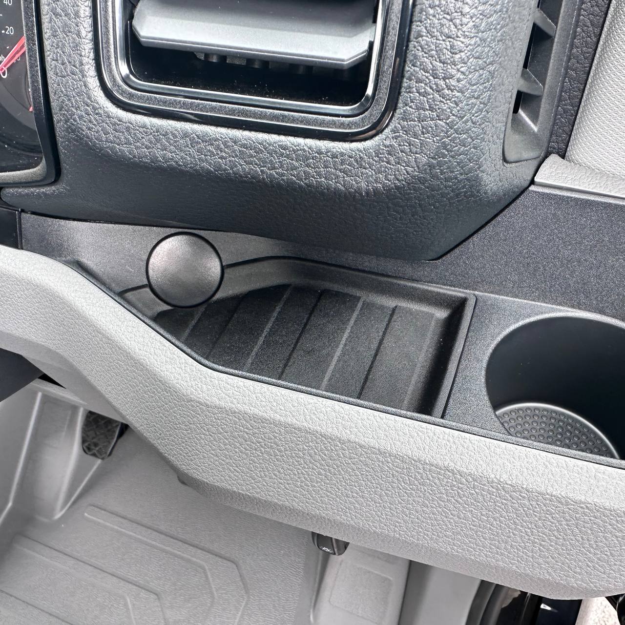 For VW Crafter & MAN TGE Lower Dashboard Rubber Insert Mats | Durable Interior Upgrade | Van-X
