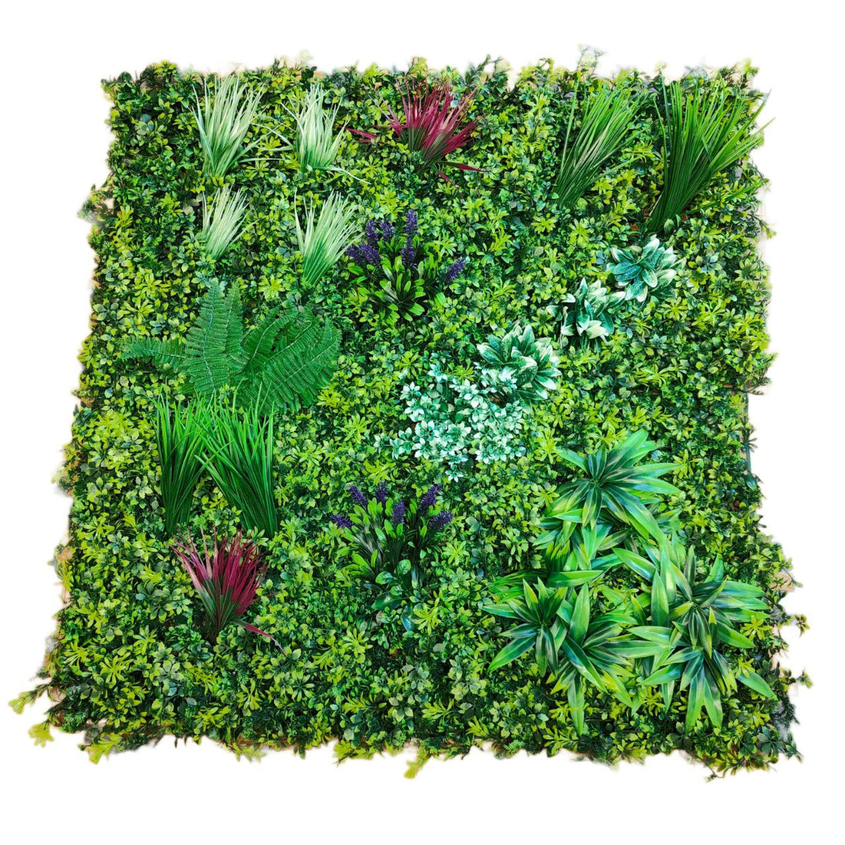 Artificial Green Wall Panel 100x100cm Backdrop Decor Plants Outdoor Garden