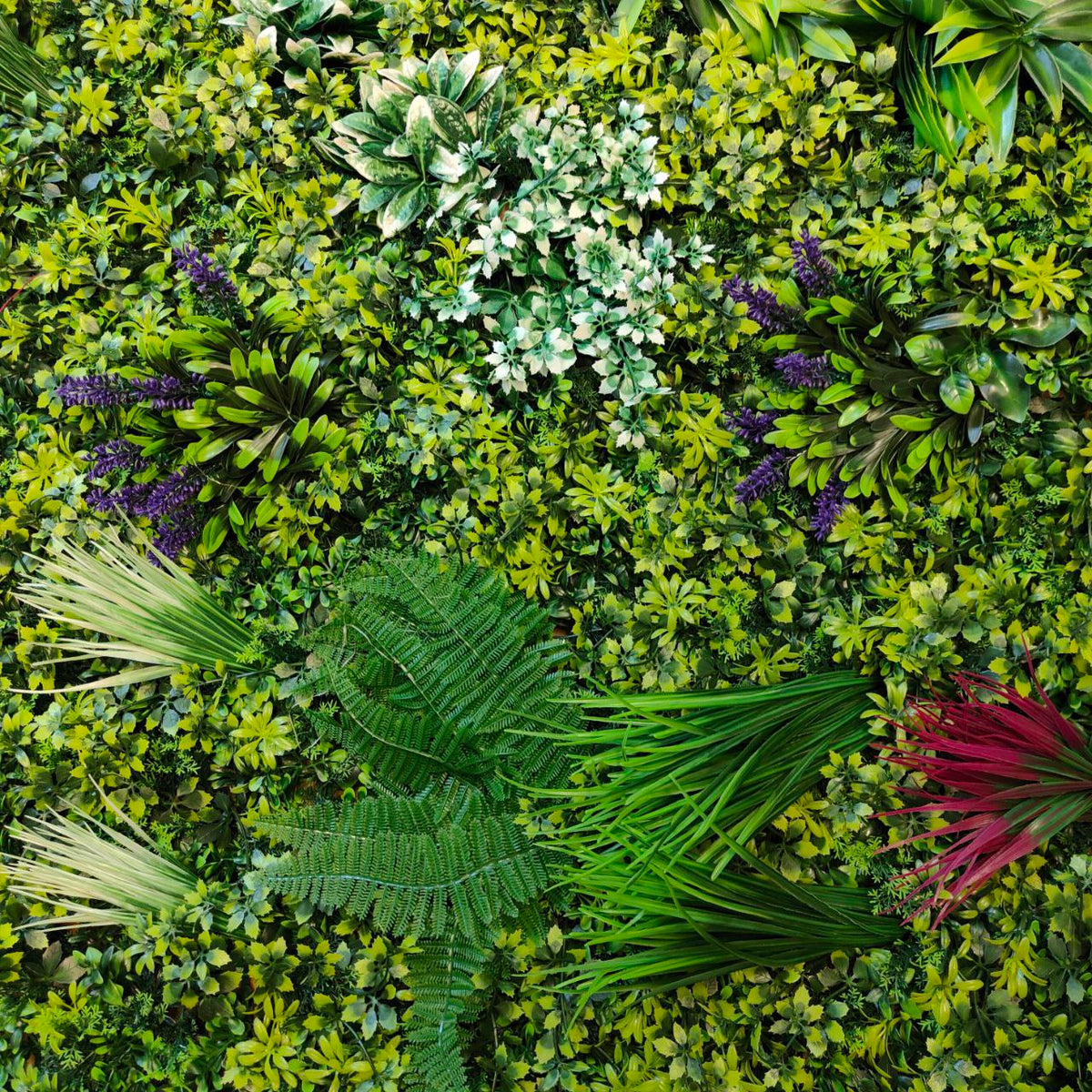 Artificial Green Wall Panel 100x100cm Backdrop Decor Plants Outdoor Garden