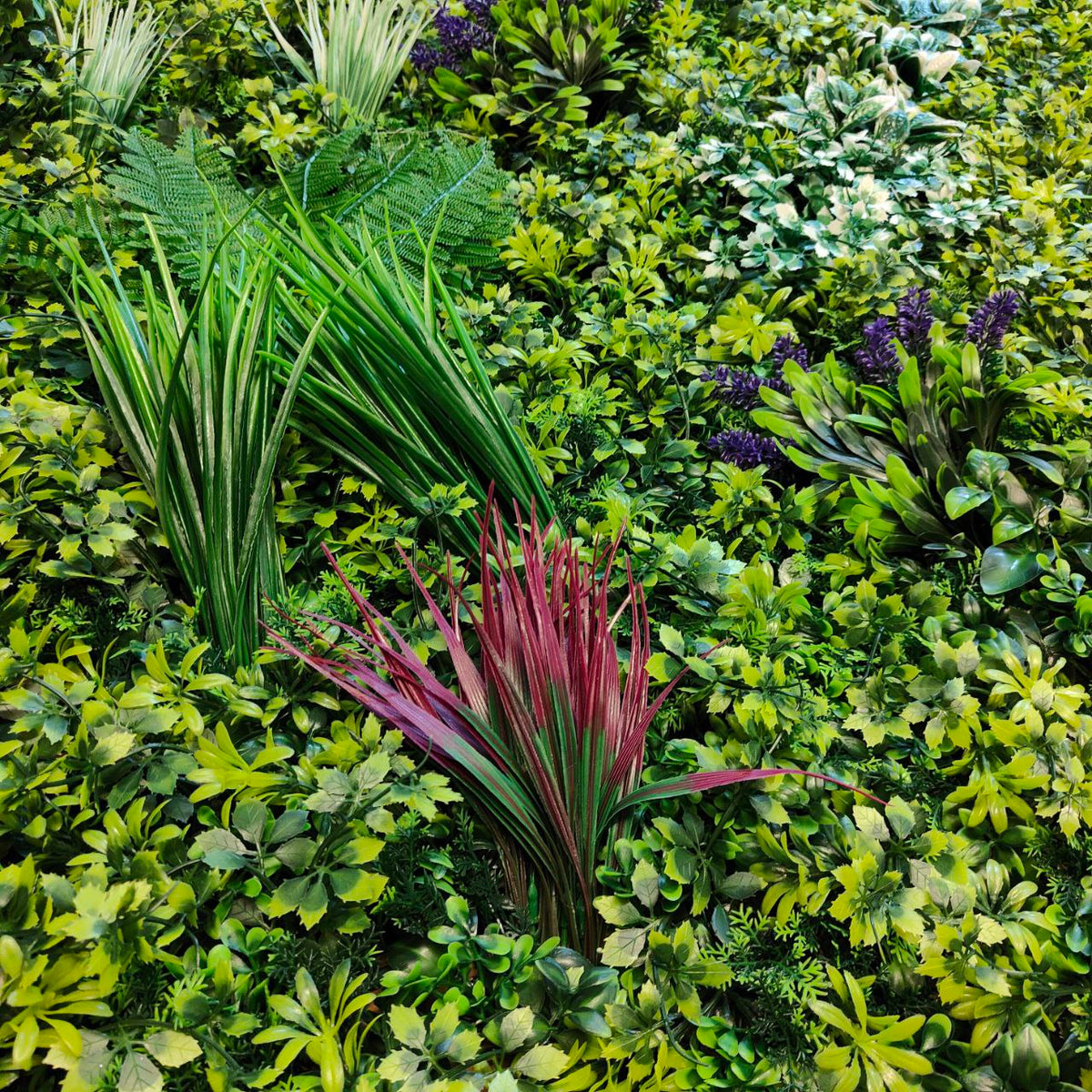 Artificial Green Wall Panel 100x100cm Backdrop Decor Plants Outdoor Garden