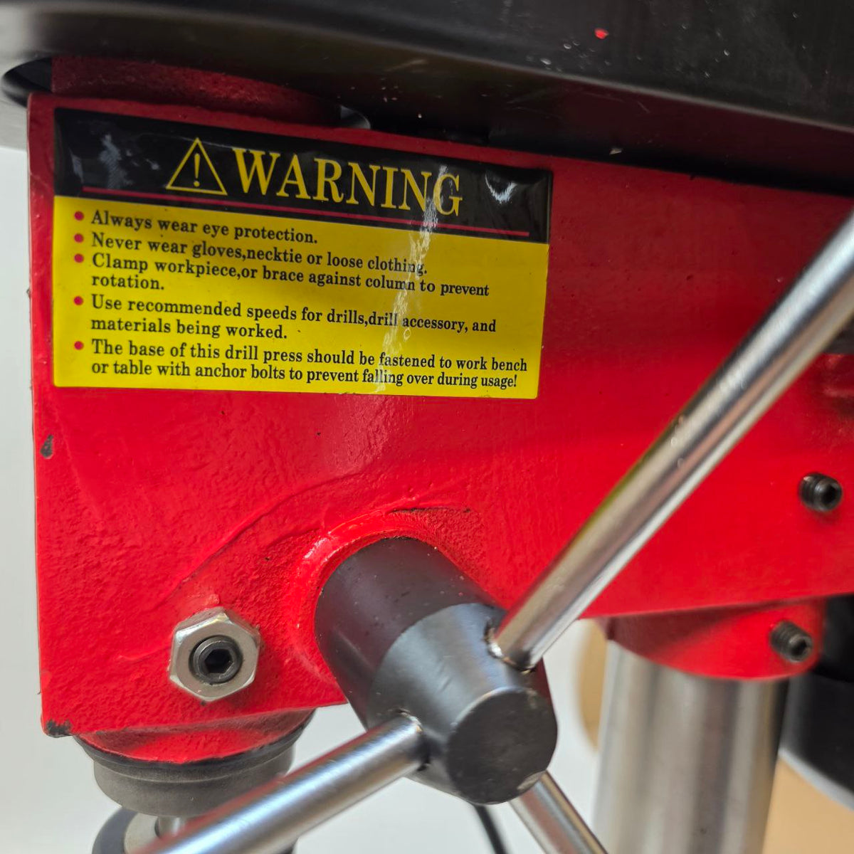 Mini Bench Drill Press 350W  5-Speed Pillar Drill with Cast Iron Base 220V
