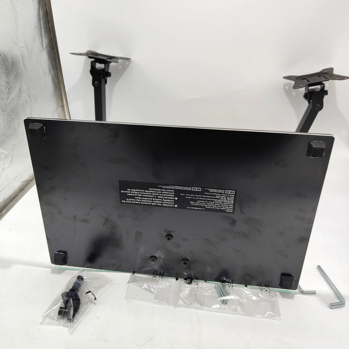 Dual Monitor Stand 13 to 32 Inch Freestanding Dual Arm Adjustable ErGear