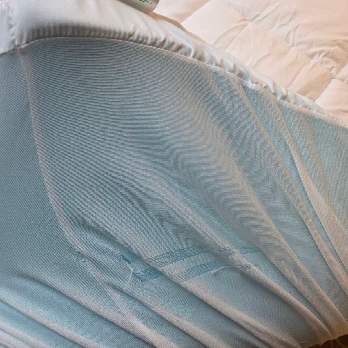 Memory Foam Mattress Topper 135x190cm Orthopaedic Dual Layer Enhancer