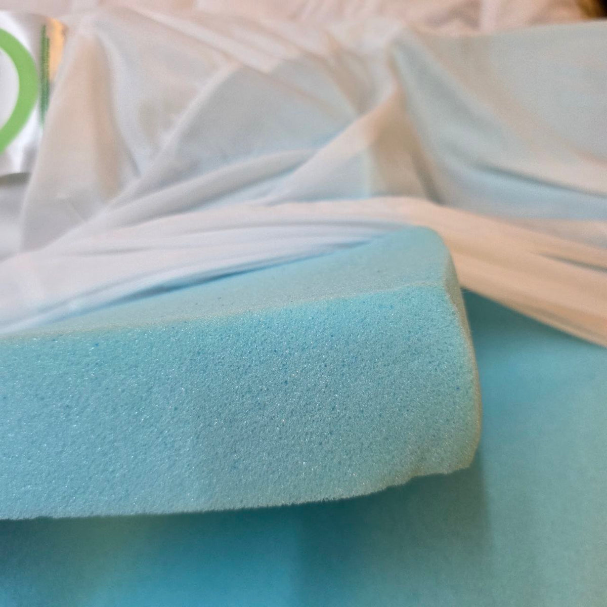 Memory Foam Mattress Topper 135x190cm Orthopaedic Dual Layer Enhancer
