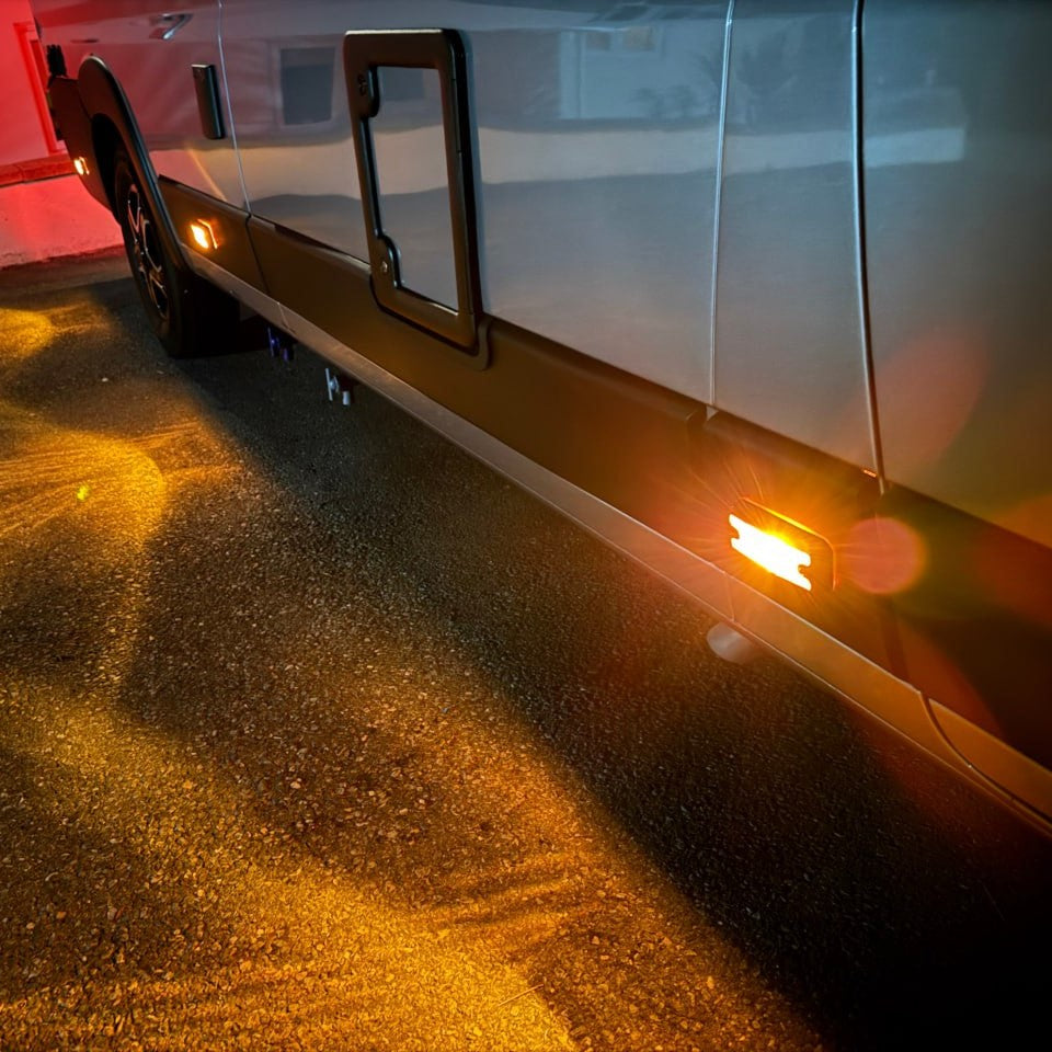 For Vauxhall Movano Signal Marker Light Cover/Guard – Gloss Black | Van-X