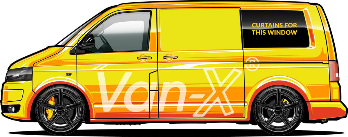 For VW T3 Transporter Blackout Camper Curtains Black/Grey - Create Your Own Bundle | Van-X