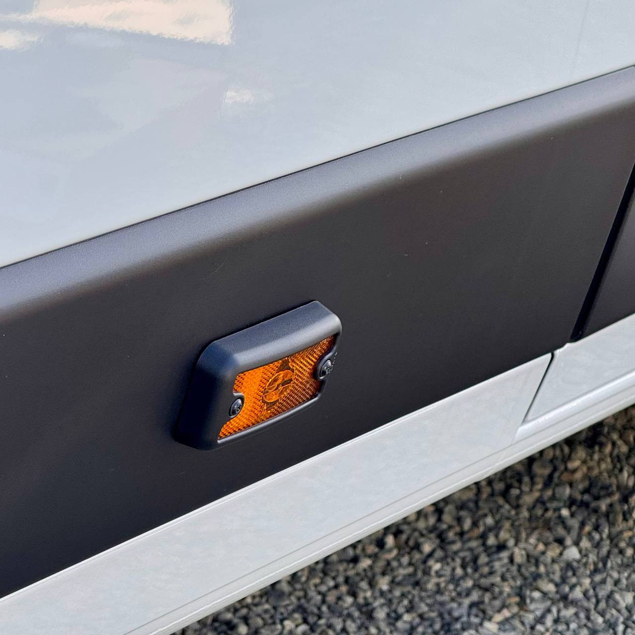 For Vauxhall Movano Signal Marker Light Cover Guard – Textured Black | Van-X