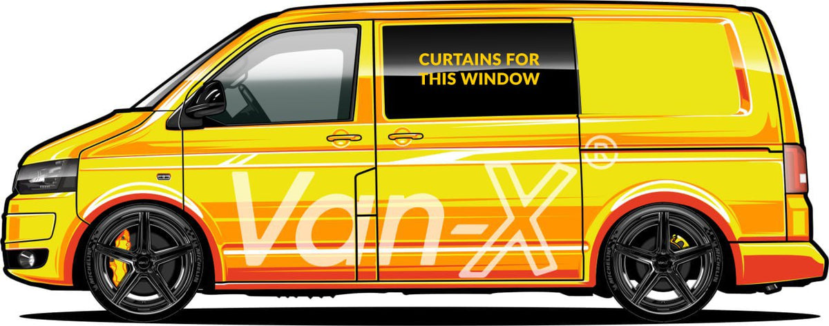 For VW T3 Transporter Blackout Camper Curtains Black/Grey - Create Your Own Bundle | Van-X