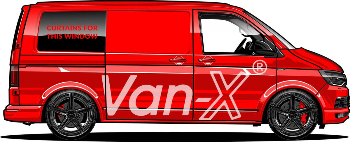 For Vauxhall Vivaro Blackout Camper Curtains Black/Grey - Create Your Own Bundle | Van-X