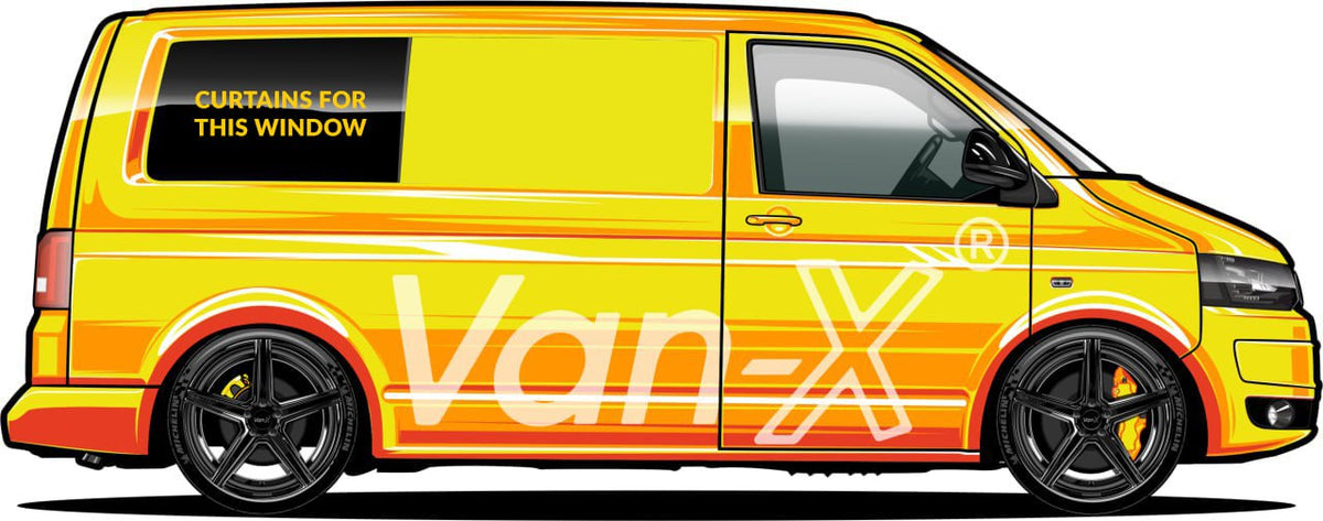 For VW T3 Transporter Blackout Camper Curtains Black/Grey - Create Your Own Bundle | Van-X