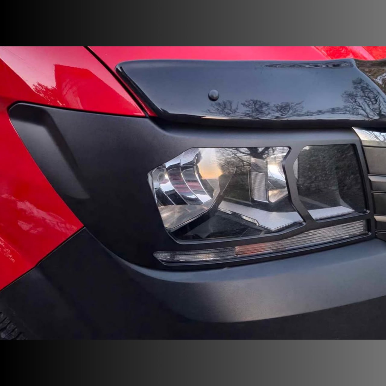 For MAN TGE Headlight Guards – Matte Black – Premium Protection | Van-X
