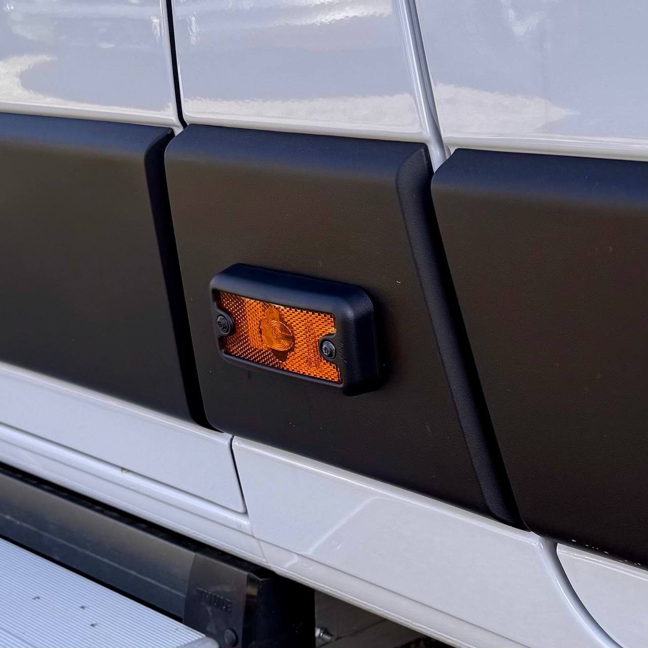 For Vauxhall Movano Signal Marker Light Cover Guard – Textured Black | Van-X