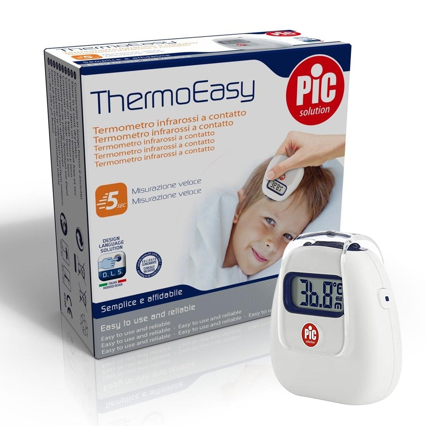 Pic Solution ThermoEasy LED Digital Infrared Forehead Thermometer